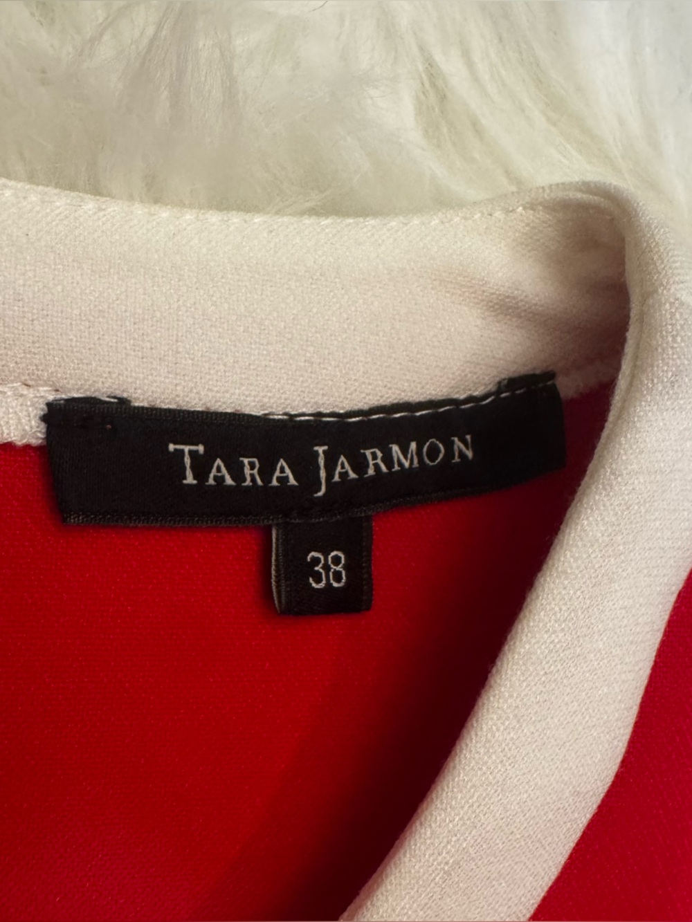 Tara Jarmon Magenta Pink Shift Dress | White Trim Pocket Detail | EU 38 (US 6) - Picture 7 of 14